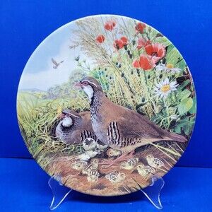 Royal Grafton Red Legged Partridge Collectible Plate 8.5"